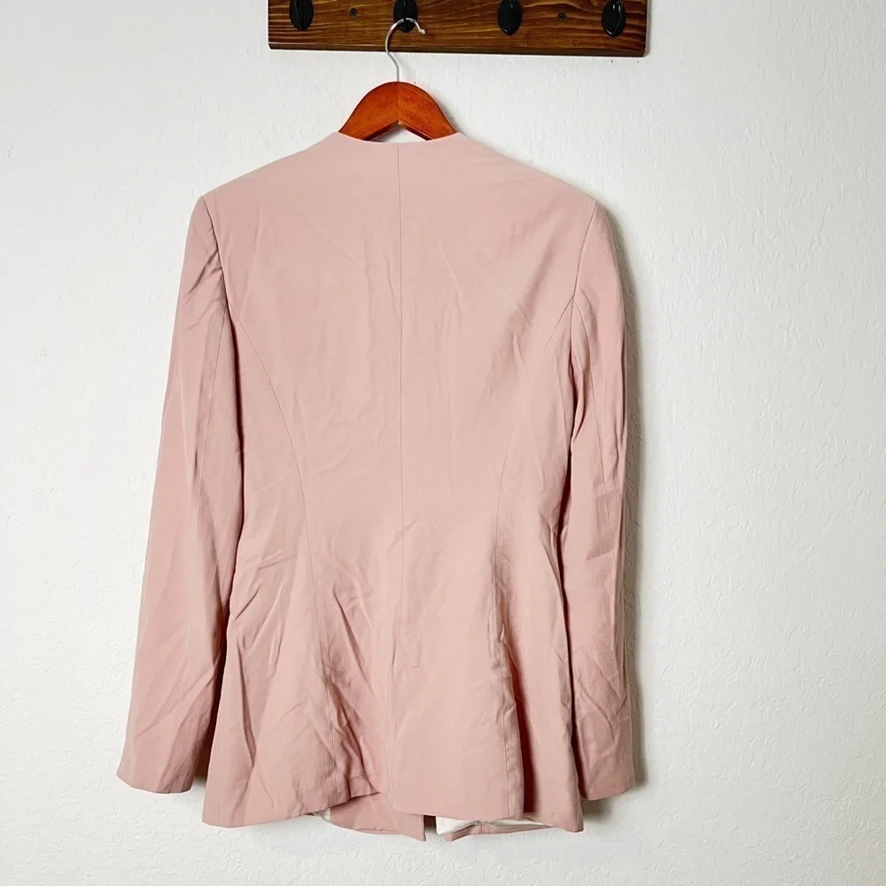 Sabina Musayev Slim-fit flowing single-breasted blazer